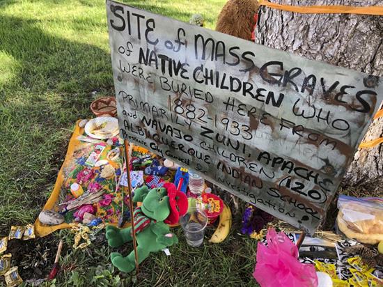 AP Photo Native American boarding school deaths