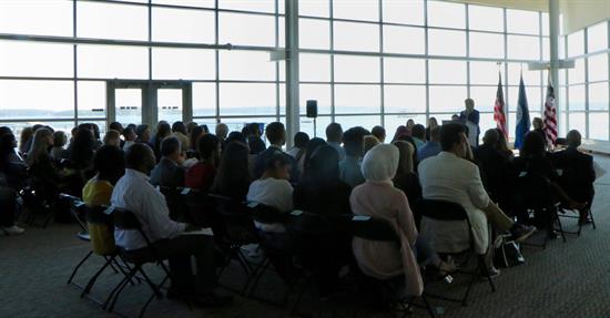 CP at naturalization ceremony